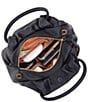 HOBO Darling Small Satchel Bag, Color:Black - Image 2