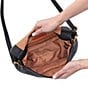 HOBO Fern Leather Fold Over Crossbody Bag, Color:Black - Image 3