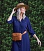 HOBO Fern Large Leather Sling Belt Bag, Color:Warm Honey - Image 4