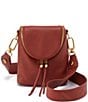 HOBO Fern Leather Stitch Strap Crossbody Bag, Color:Rust - Image 1