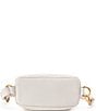 Color:White - Image 2 - Fern White Stitch Leather Belt Bag