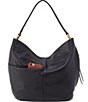 HOBO Harley Leather Hobo Bag, Color:Black - Image 2