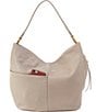 HOBO Harley Leather Slouchy Hobo Bag, Color:Taupe - Image 2