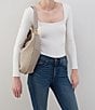 HOBO Harley Leather Slouchy Hobo Bag, Color:Taupe - Image 4