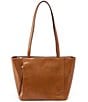 Color:Truffle - Image 1 - Haven Leather Tote Bag