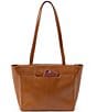 Color:Truffle - Image 2 - Haven Leather Tote Bag