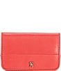 Color:Hibiscus - Image 1 - Jill Mini Leather Card Case