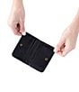 Color:Black - Image 3 - Jill Mini Leather Card Case