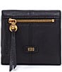 Color:Black - Image 2 - Keen Mini Trifold Leather Wallet