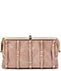 HOBO Lauren Pleated Leather Studded Clutch Wallet, Color:Hazel - Image 2