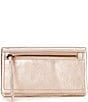 Color:Pink Gold Metallic - Image 2 - Lumen Pink Gold Metallic Continental Wallet