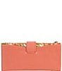 Color:Cherry Blossom - Image 2 - Max Leather Continental Tropical Print Wallet