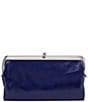 HOBO Original Leather Lauren Double-Frame Clutch Wallet, Color:Winter Violet - Image 1