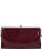 HOBO Original Leather Lauren Double-Frame Clutch Wallet, Color:Winterberry - Image 1