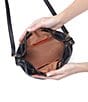Color:Black - Image 3 - Pier Bucket Crossbody Bag