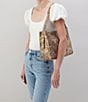 Color:Opal Snake Print - Image 4 - Render Magnetic Leather Opal Snake Print Shoulder Bag