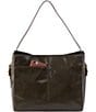 HOBO Vintage Hide Collection Render Leather Shoulder Bag, Color:Deep Moss - Image 2