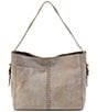 HOBO Render Leather Whipstitch Shoulder Bag, Color:Golden Granite - Image 1