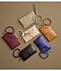 HOBO Sable Beaded Detail Leather Wristlet, Color:Mulberry Glaze - Image 5