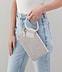 HOBO Sable Daisy Perforated Sable Wristlet, Color:Ecru Daisy Perf - Image 4