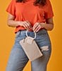 HOBO Sable Daisy Perforated Sable Wristlet, Color:Ecru Daisy Perf - Image 5