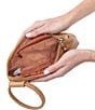 HOBO Sable Leather Cedar Crackle Print Wristlet, Color:Cedar Crackle Print - Image 3