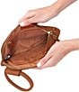 HOBO Sable Leather Ring-Handle Wristlet, Color:Truffle - Image 3