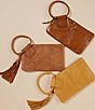 HOBO Sable Leather Ring-Handle Wristlet, Color:Truffle - Image 6