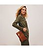 HOBO Sable Leather Ring-Handle Wristlet, Color:Truffle - Image 7