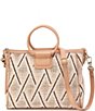 HOBO Sheila Cream Raffia Medium Satchel Bag,New Products : American Fashion Style Bags On Sale