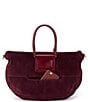 HOBO Sheila Large Suede Slouchy Satchel Bag, Color:Praire Garnet - Image 2