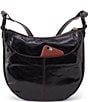 Color:Black - Image 2 - Sheila Scoop Leather Crossbody Bag