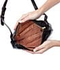 Color:Black - Image 3 - Sheila Scoop Leather Crossbody Bag