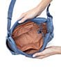 Color:Azure - Image 3 - Sheila Suede Crossbody Bag