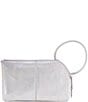 Color:Silver - Image 2 - Specialty Hide Collection Sable Leather Wristlet