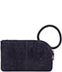 HOBO Suede Whipstich Detail Sable Wristlet, Color:Navy - Image 2