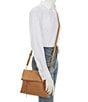 HOBO Velvet Hide Collection Draft Leather Crossbody Bag, Color:Sandstorm - Image 4