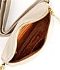 Color:Taupe - Image 3 - Velvet Hide Collection Fern Leather Belt Bag