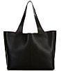 HOBO Vida Large Pebbled Leather Tote Bag, Color:Black Biscuit - Image 1