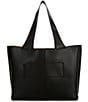 HOBO Vida Large Pebbled Leather Tote Bag, Color:Black Biscuit - Image 2