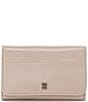HOBO Vintage Hide Collection Jill Medium Trifold Wallet, Color:Stone Gloss - Image 1
