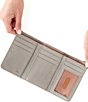 Color:Driftwood - Image 3 - Vintage Hide Collection Jill Trifold Wallet