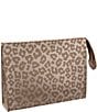 Color:Leopard - Image 1 - Vegan Leather Leopard Accessory Pouch