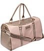 Color:Blush - Image 1 - Vegan Leather Lux Weekender Bag