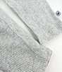 Color:Light Grey Heather - Image 3 - Baby Clothing - Baby Boys Newborn - 12 Months Chunky Rib Coverall and Beanie Set