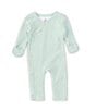 Color:Sage - Image 1 - Baby Clothing Baby Boys Newborn-12 Months Matelasse Organic Side Snap Coverall