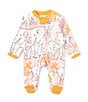 Color:Pink - Image 1 - Baby Clothing Baby Girls Newborn-24 Months Round Neck Long Sleeve Snug Fit Pajama Set