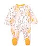 Color:Pink - Image 2 - Baby Clothing Baby Girls Newborn-24 Months Round Neck Long Sleeve Snug Fit Pajama Set