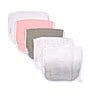 Color:Twinkle Star Pink - Image 4 - Baby Clothing - Organic Cotton Woven Burp Cloths 5-Pack