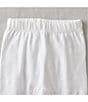 Color:Bright White - Image 2 - Baby Clothing - Baby Newborn - 9 Months Organic Cotton Footed Harem Pant 3-Pack